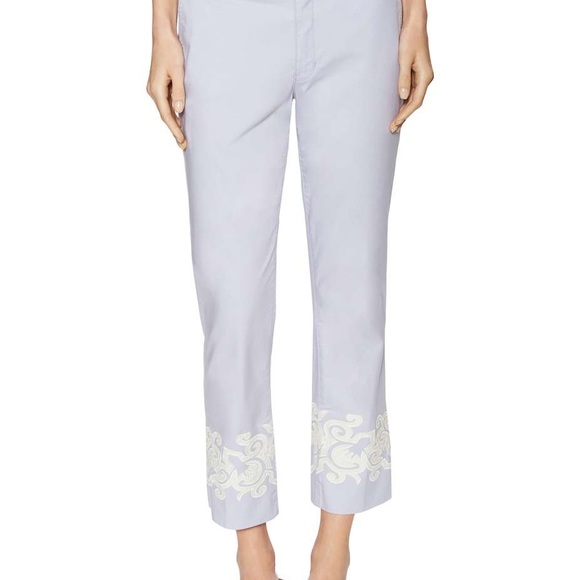 *NWT* TORY BURCH ‘Adrienne’ cropped chino pants - Picture 3 of 7